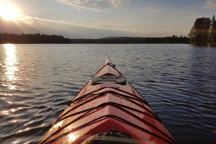 a boat on a body of water